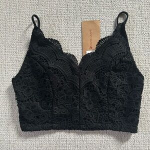 Black Lace Bralette Size Small NWT🖤